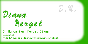 diana mergel business card